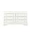 Pompei Metallic White Dresser by Global Furniture