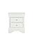 Pompei Metallic White Nightstand by Global Furniture