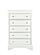 Pompei Metallic White Full Bed Group w/LED by Global Furniture