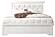 Pompei Metallic White King Bed w/LED by Global Furniture
