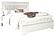 Pompei Metallic White King Bed w/LED by Global Furniture