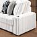 Puffy L-Shaped Sectional Sofa - Cream by Galaxy Furniture