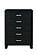 Reid Black Chest by Global Furniture
