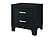 Reid Black Nightstand by Global Furniture