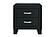 Reid Black Nightstand by Global Furniture