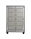 Riley Silver King Bed Group by Global Furniture