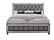 Riley Silver King Bed, 2 Dressers, Mirror & 2 Nightstands by Global Furniture