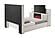 Serenity Crema King Bed w/Speaker, TV Lift & Fireplace by Global Furniture