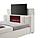Serenity Crema King Bed w/Speaker, TV Lift & Fireplace by Global Furniture