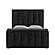 Serenity Onyx Queen Bed w/Speaker, TV Lift & Fireplace by Global Furniture