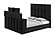 Serenity Onyx Queen Bed w/Speaker, TV Lift & Fireplace by Global Furniture