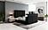 Serenity Onyx Queen Bed w/Speaker, TV Lift & Fireplace by Global Furniture