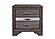 Seville Grey Queen Bed Dresser Mirror Nightstand by Global Furniture