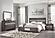 Seville Grey Queen Bed Dresser Mirror Nightstand by Global Furniture