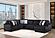 Snuggle L-Shaped Sectional Sofa - Black by Galaxy Furniture