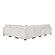 Snuggle L-Shaped Sectional Sofa - Cream by Galaxy Furniture