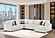 Snuggle L-Shaped Sectional Sofa - Cream by Galaxy Furniture