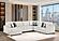 Snuggle L-Shaped Sectional Sofa - Cream by Galaxy Furniture
