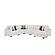 Snuggle L-Shaped Sectional Sofa - Cream by Galaxy Furniture