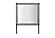 Soleil Charcoal Mirror by Global Furniture