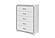 Soleil White Chest by Global Furniture