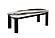 T06 Black/White Coffee Table & 2 End Tables by Global Furniture