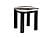 T06 Black/White Coffee Table & 2 End Tables by Global Furniture