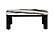 T06 Black/White Coffee Table & 2 End Tables by Global Furniture