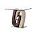 T4126 Brown Glass Top End Table by Global Furniture