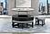 T42 Black Coffee Table w/3 Stools by Global Furniture