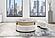 T42 Natural Coffee Table w/3 Stools by Global Furniture