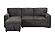 U0203 Dark Grey Reversible Pull Out Sofa Bed by Global Furniture