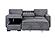 U0203 Light Grey Reversible Sofa Bed by Global Furniture