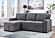 U0203 Light Grey Reversible Sofa Bed by Global Furniture