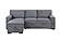 U0203 Light Grey Reversible Sofa Bed by Global Furniture
