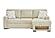 U0222 Ivory Pull Out Sofa Bed w/Speaker & 2 Pillows by Global Furniture