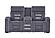 U1895 Grey P2 Console Reclining Loveseat w/Is & LED by Global Furniture