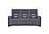 U1895 Grey P2 Reclining Sofa w/Is & LED by Global Furniture