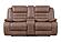 U2250 Brown Console Reclining Loveseat by Global Furniture