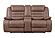 U2250 Brown Reclining Sofa/Console Reclining Loveseat by Global Furniture
