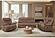 U2250 Brown Reclining Sofa/Console Reclining Loveseat by Global Furniture