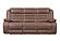 U2250 Brown Reclining Sofa by Global Furniture