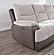U3822 Beige/Brown Sectional w/Po & USB by Global Furniture
