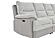 U3822 Grey/Ice Sectional w/Pullout Bed & USB by Global Furniture
