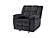 U6000 Black Glider Recliner by Global Furniture