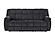 U6000 Black Reclining Sofa/Console Reclining Loveseat/Recliner by Global Furniture