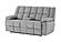 U6000 Smoke Console Reclining Loveseat by Global Furniture