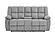 U6000 Smoke Console Reclining Loveseat by Global Furniture