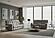 U6000 Smoke Reclining Sofa/Console Reclining Loveseat/Glider Recliner by Global Furniture