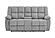 U6000 Smoke Reclining Sofa/Console Reclining Loveseat by Global Furniture